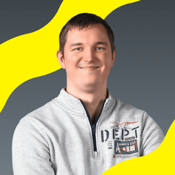 Una foto de Matas Čenys, jefe de producto de Saily.