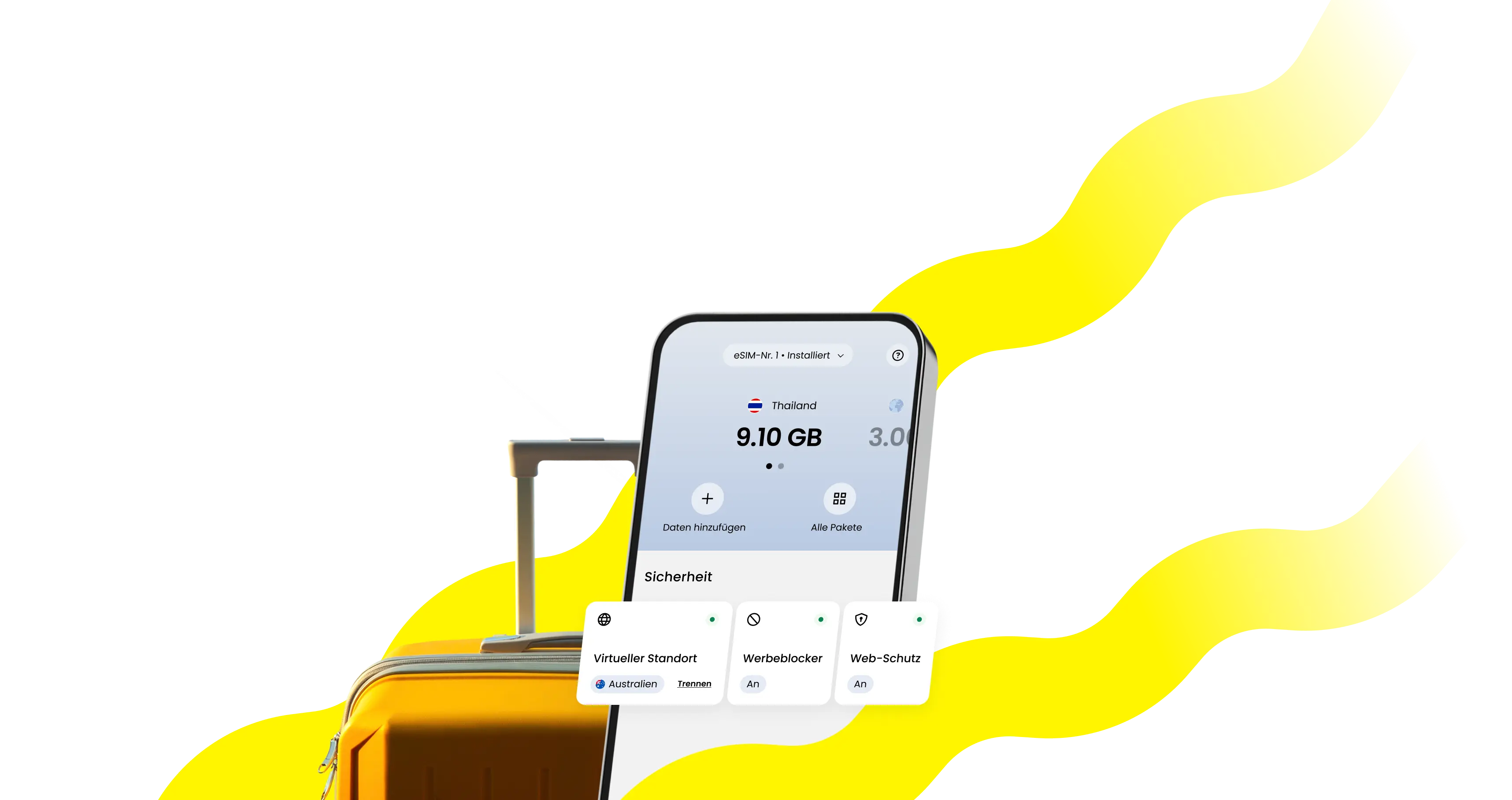 Die internationale eSIM-App von Saily.