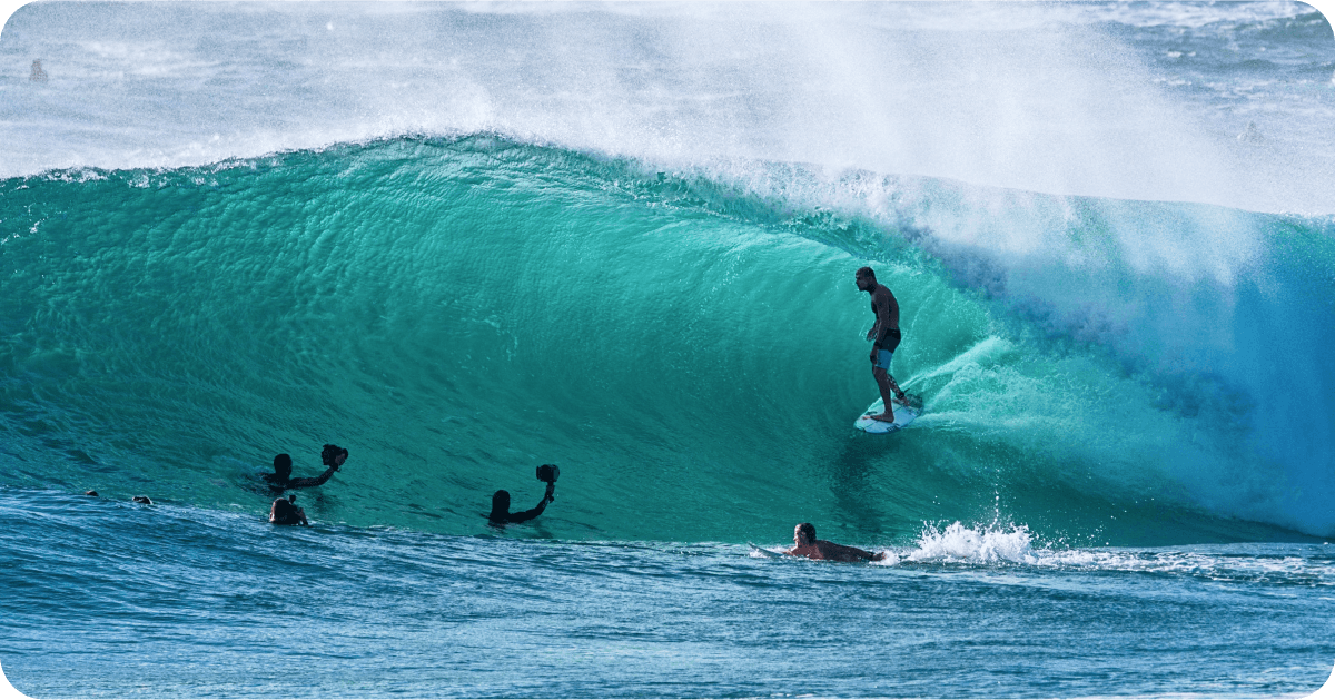 surfing in australia