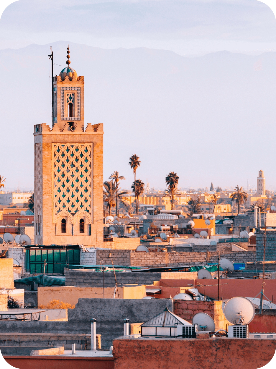 Pakiety danych eSIM dla Maroka.