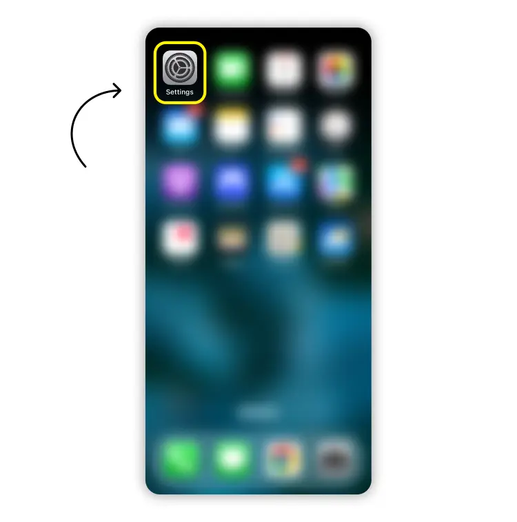 How to find the IMEI on an iPhone Step 1