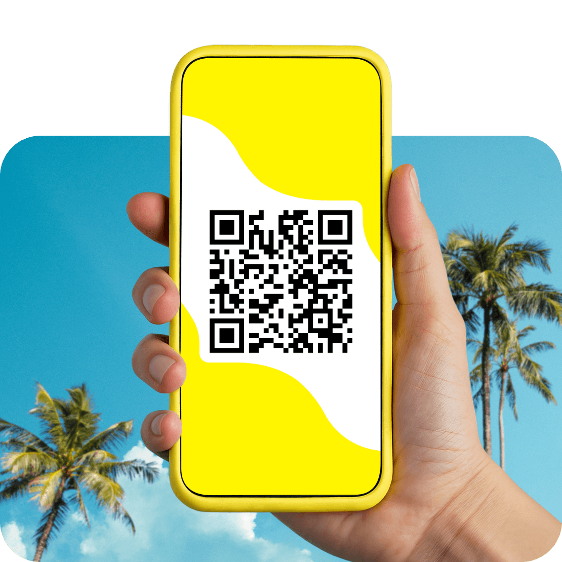 A QR code to download the Saily eSIM app.