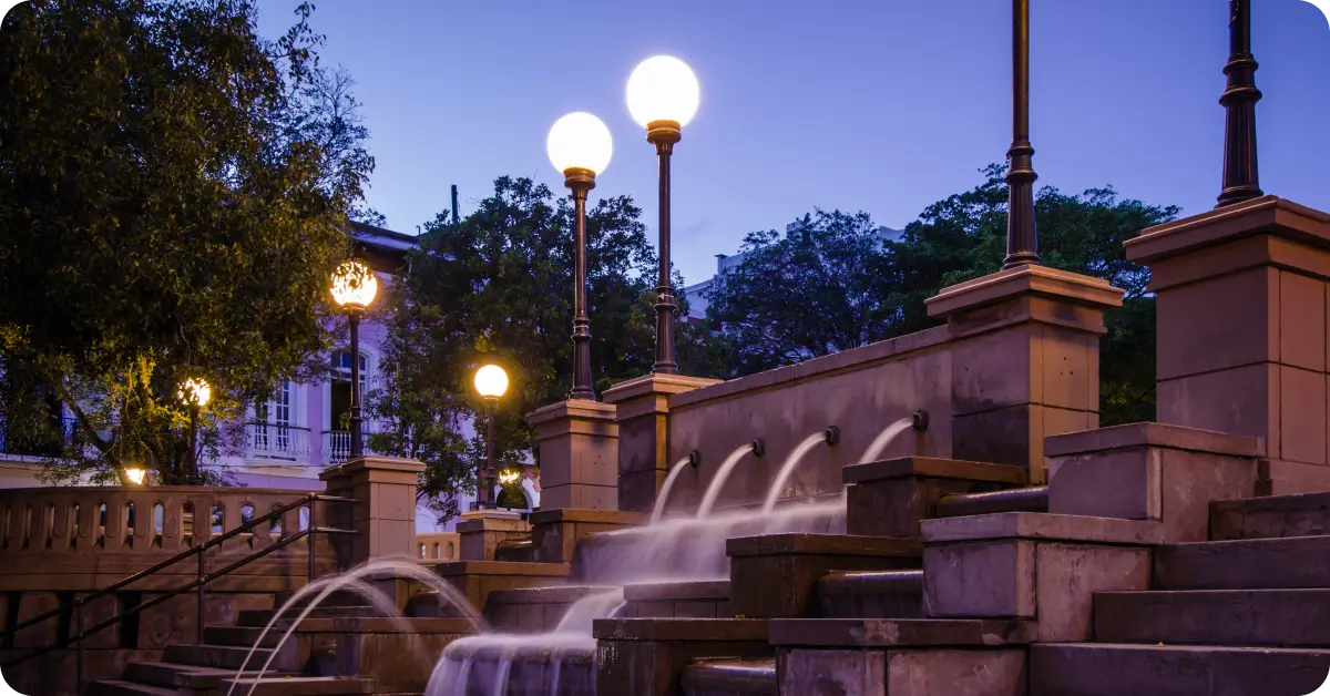 Puerto Rico during summer.