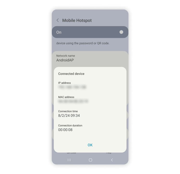 check connected devices: step 2