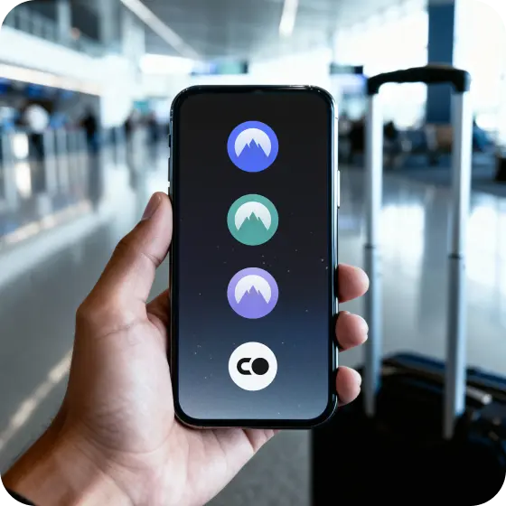 Sailyのセキュリティ機能が表示されたスマートフォンの画面。