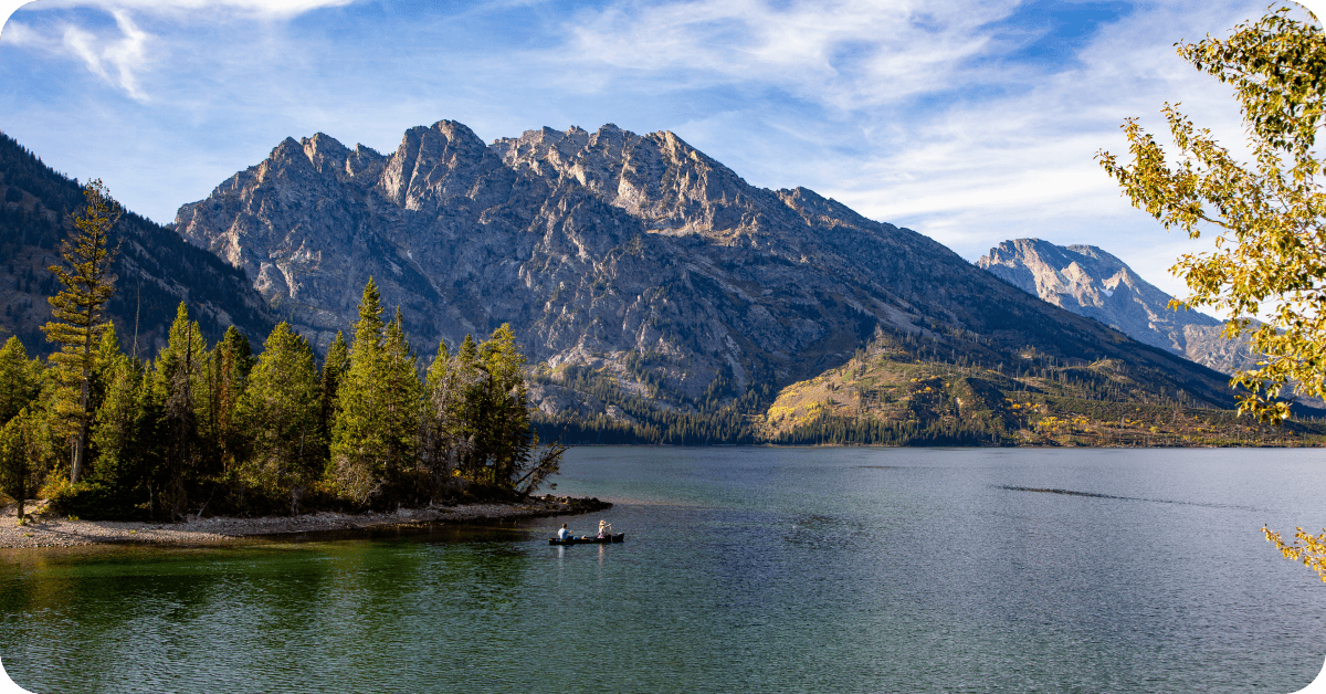 A view of Jenny Lake