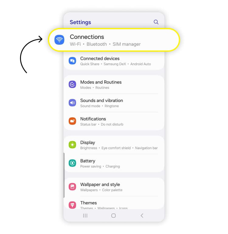 convert sim to esim samsung: step 1