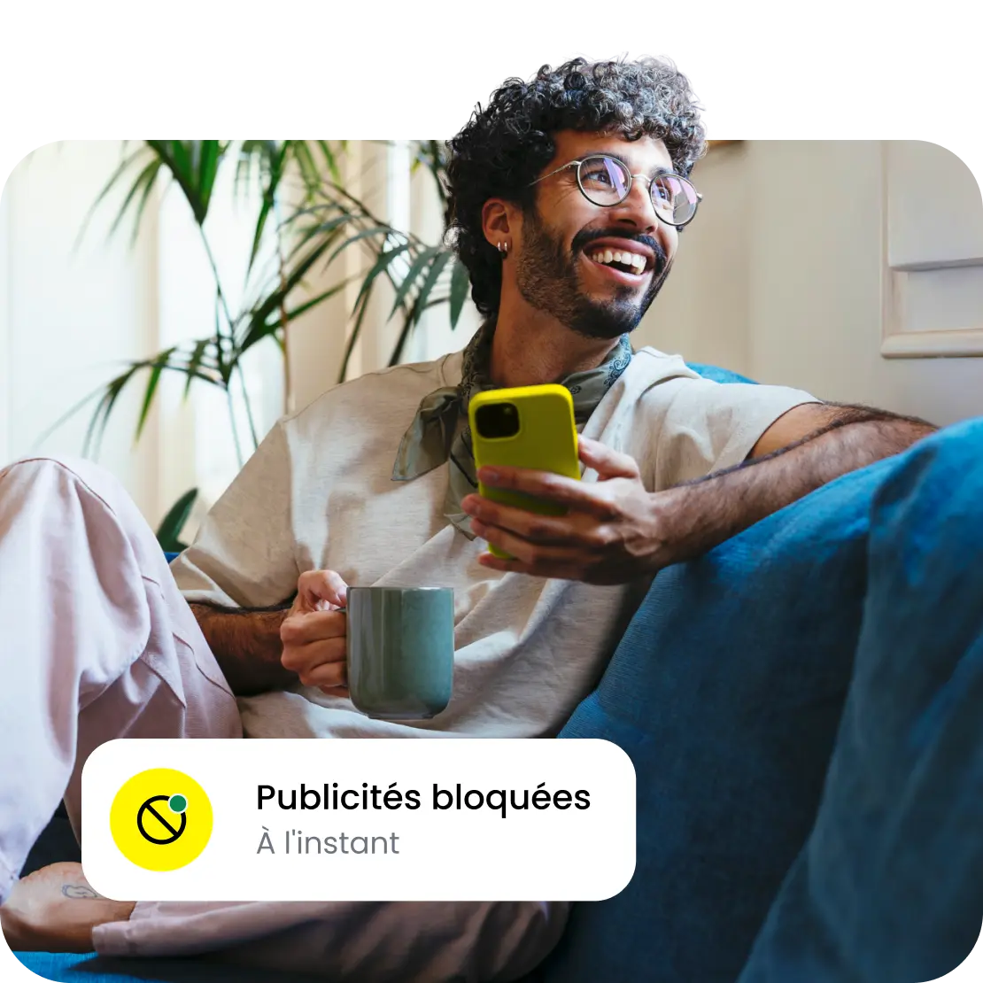 Le Bloqueur de publicités de Saily aide à bloquer les publicités en ligne.