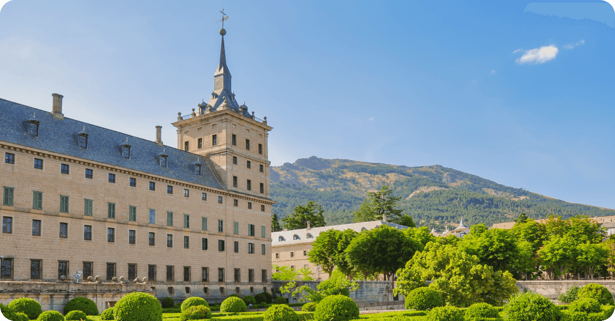 El Escorial, Spain — a popular day trip from Madrid.