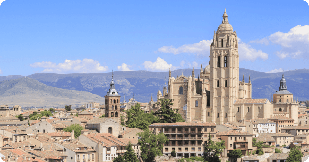 Segovia, Spain — a popular day trip from Madrid.