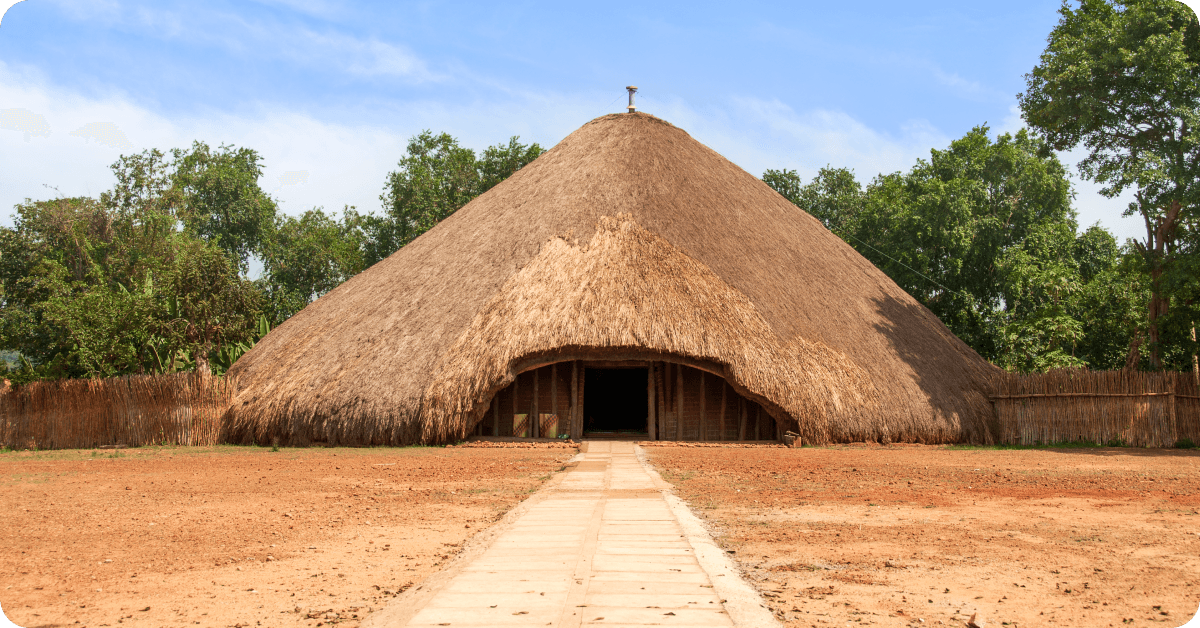 A Kasubi tomb in Kampala