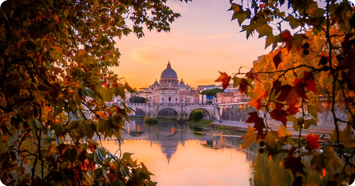 Vatican City in the fall.